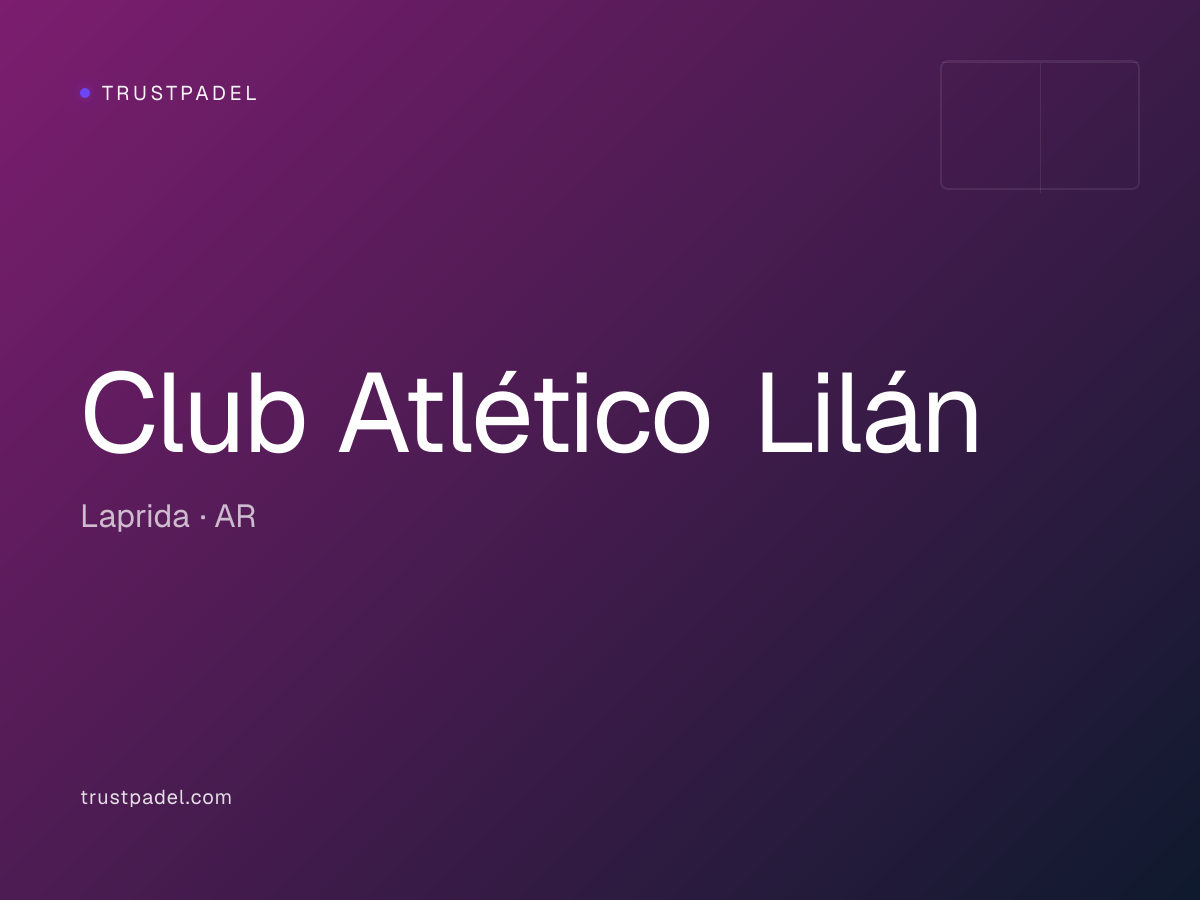 Club Atlético Lilán padel club