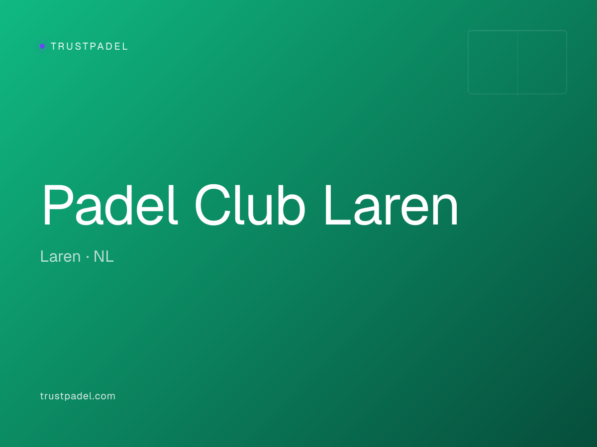 Padel Club Laren padel club