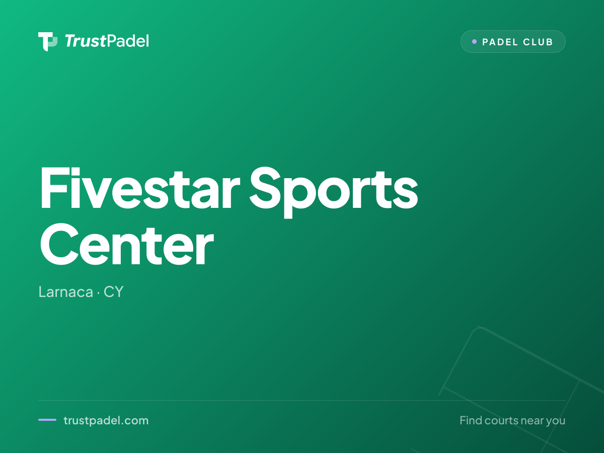 Fivestar Sports Center padel club