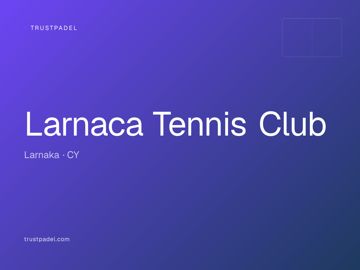 Larnaca Tennis Club padel club