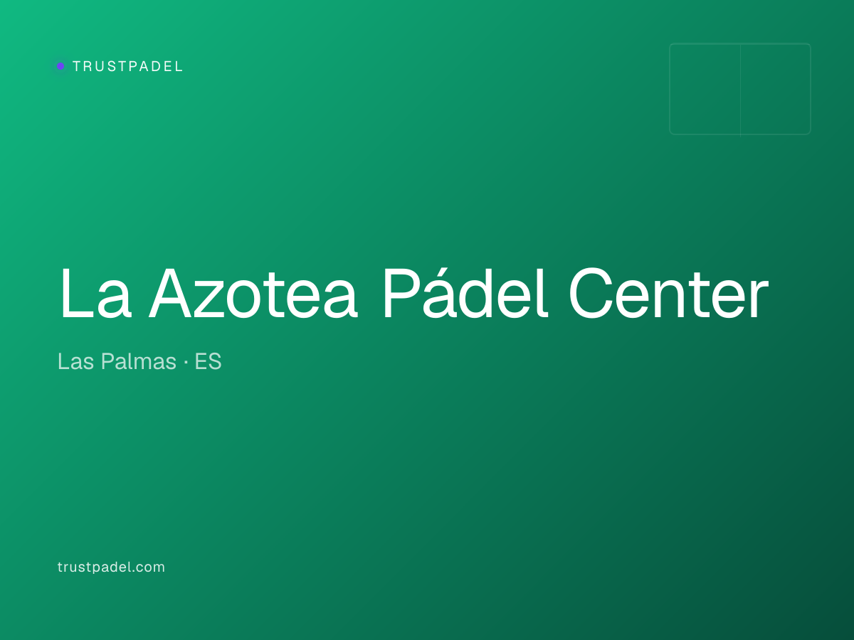 La Azotea Pádel Center padel club