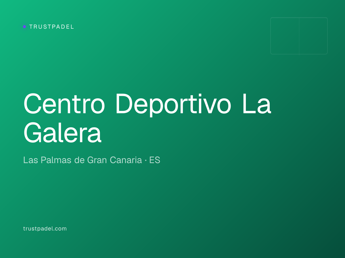 Centro Deportivo La Galera padel club