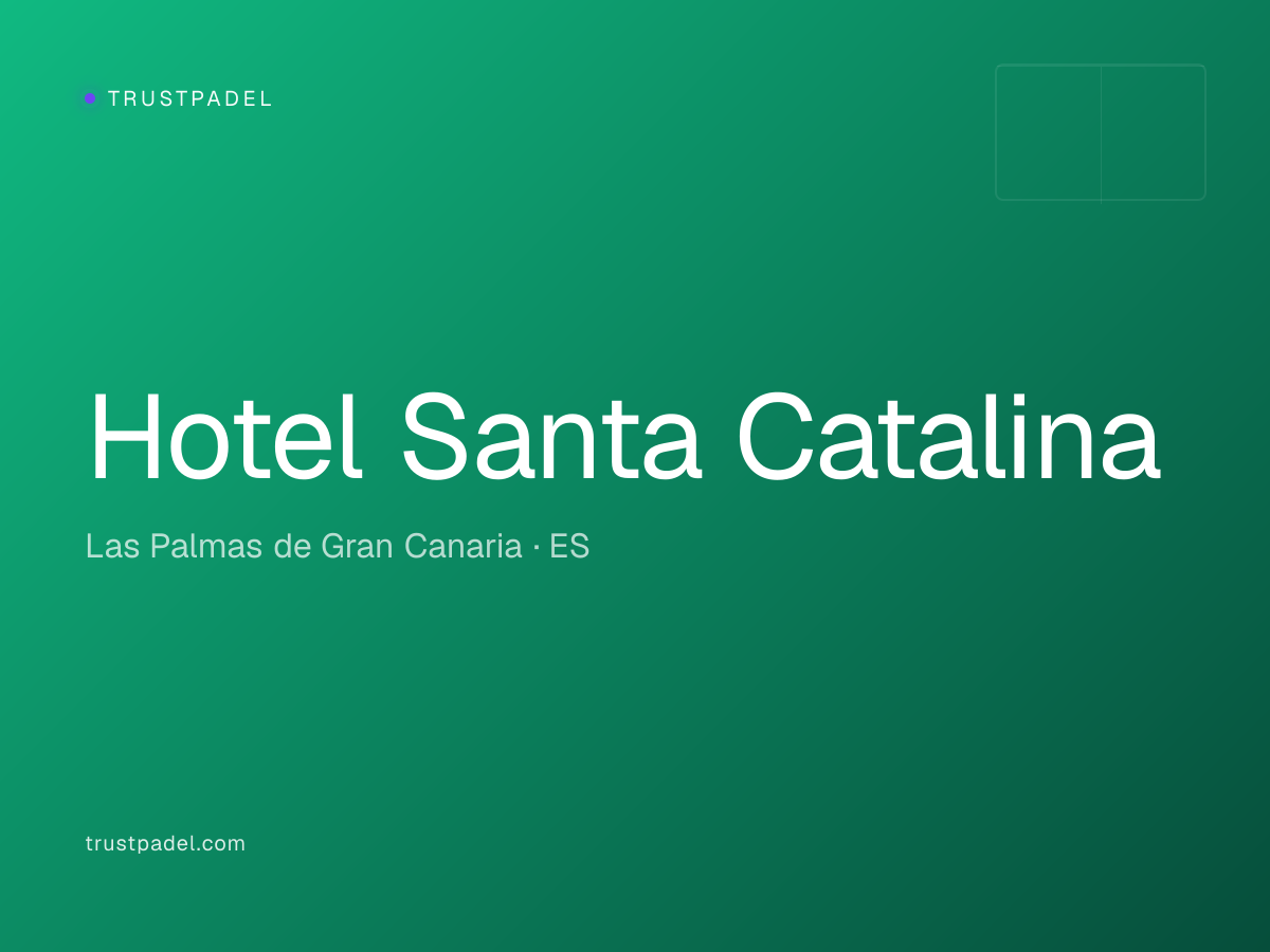Hotel Santa Catalina padel club
