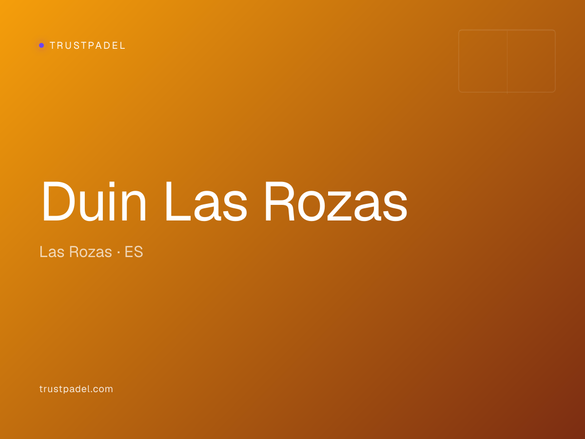 Duin Las Rozas padel club