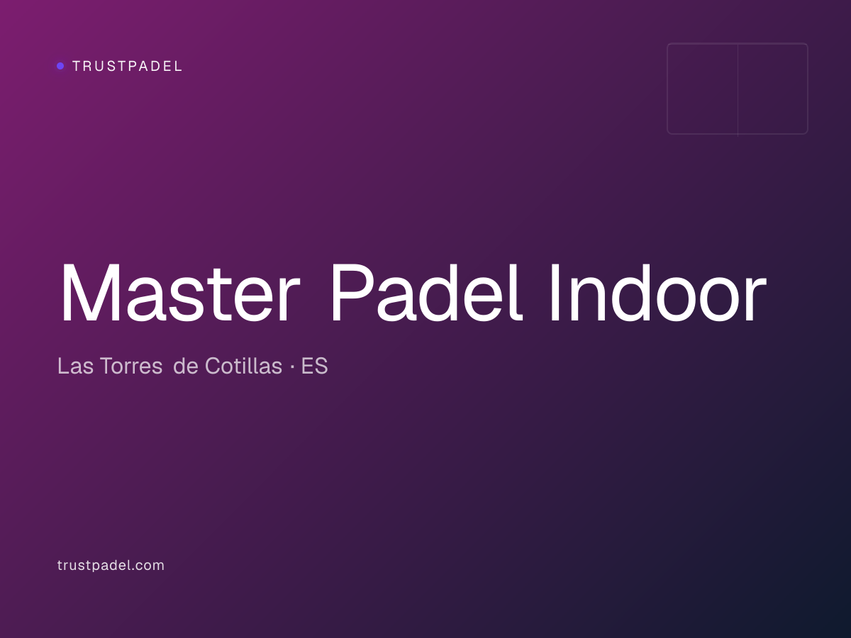 Master Padel Indoor padel club