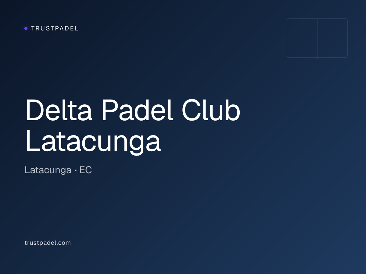 Delta Padel Club Latacunga padel club