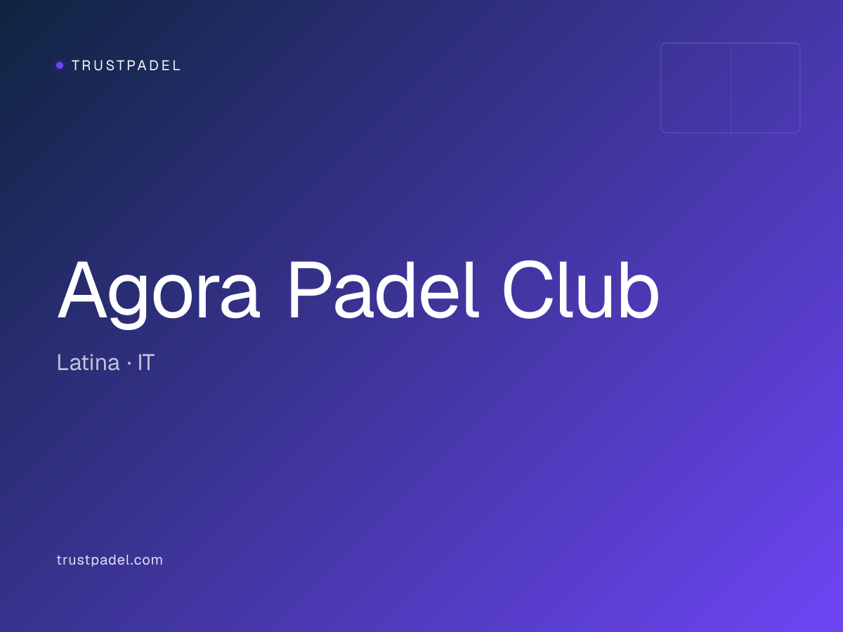 Agora Padel Club padel club