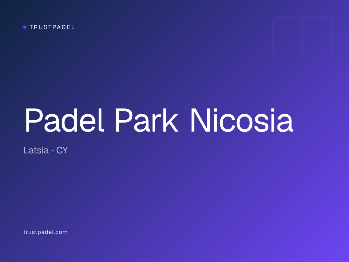 Padel Park Nicosia padel club