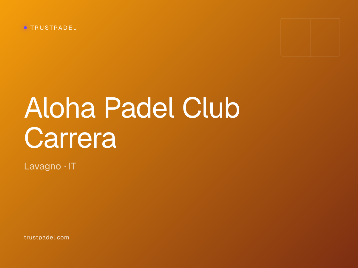 Aloha Padel Club Carrera padel club