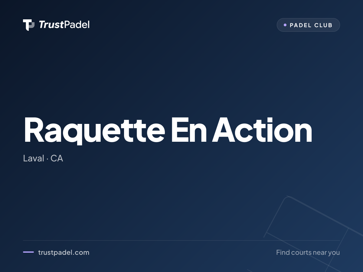 Raquette En Action padel club