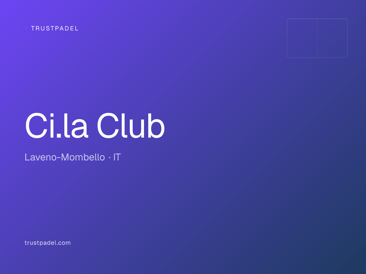 Ci.la Club padel club
