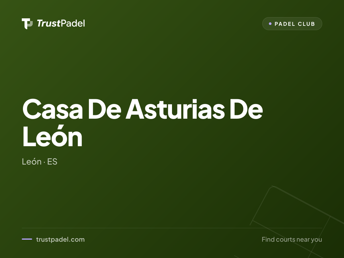 Casa De Asturias De León padel club