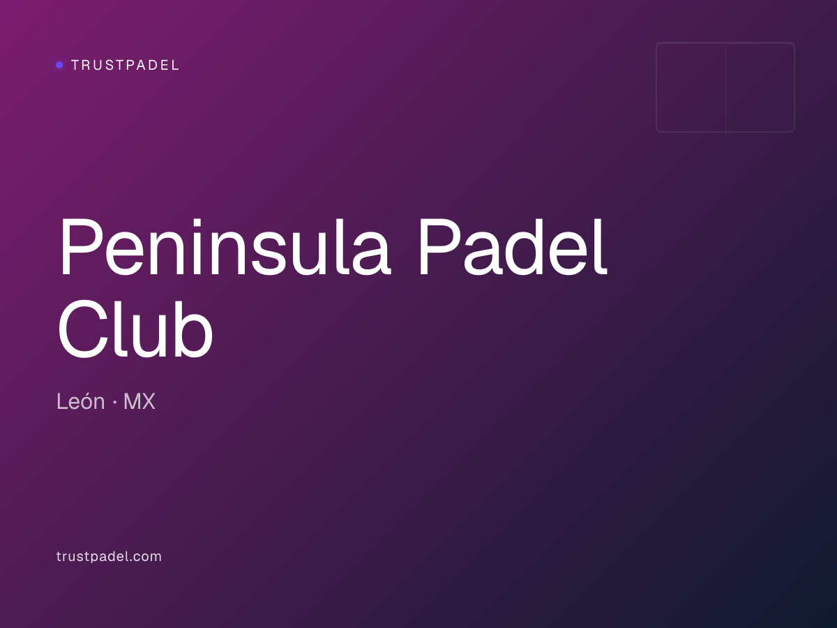 Peninsula Padel Club padel club