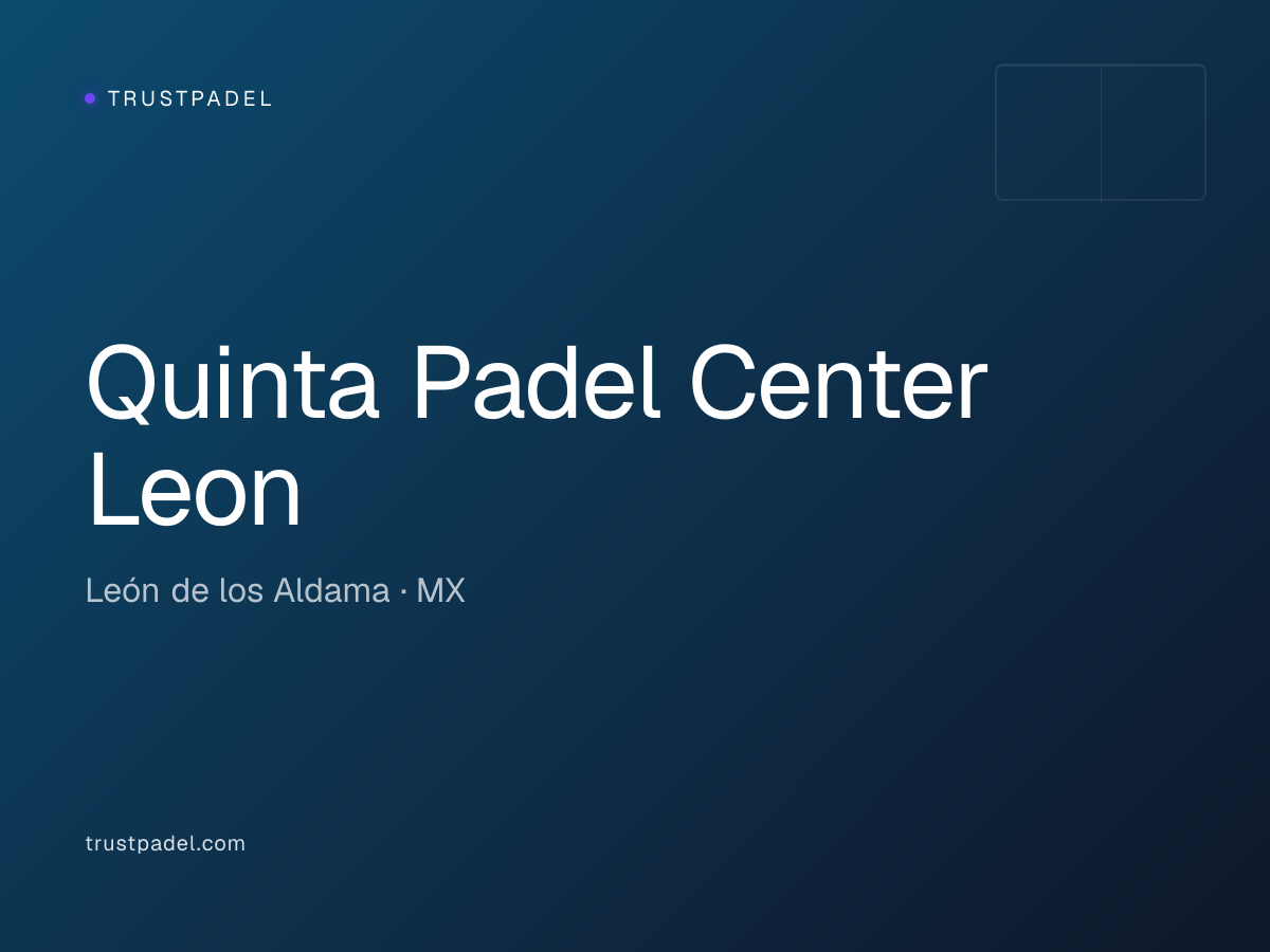 Quinta Padel Center Leon padel club
