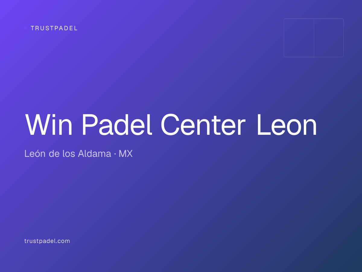 Win Padel Center Leon padel club