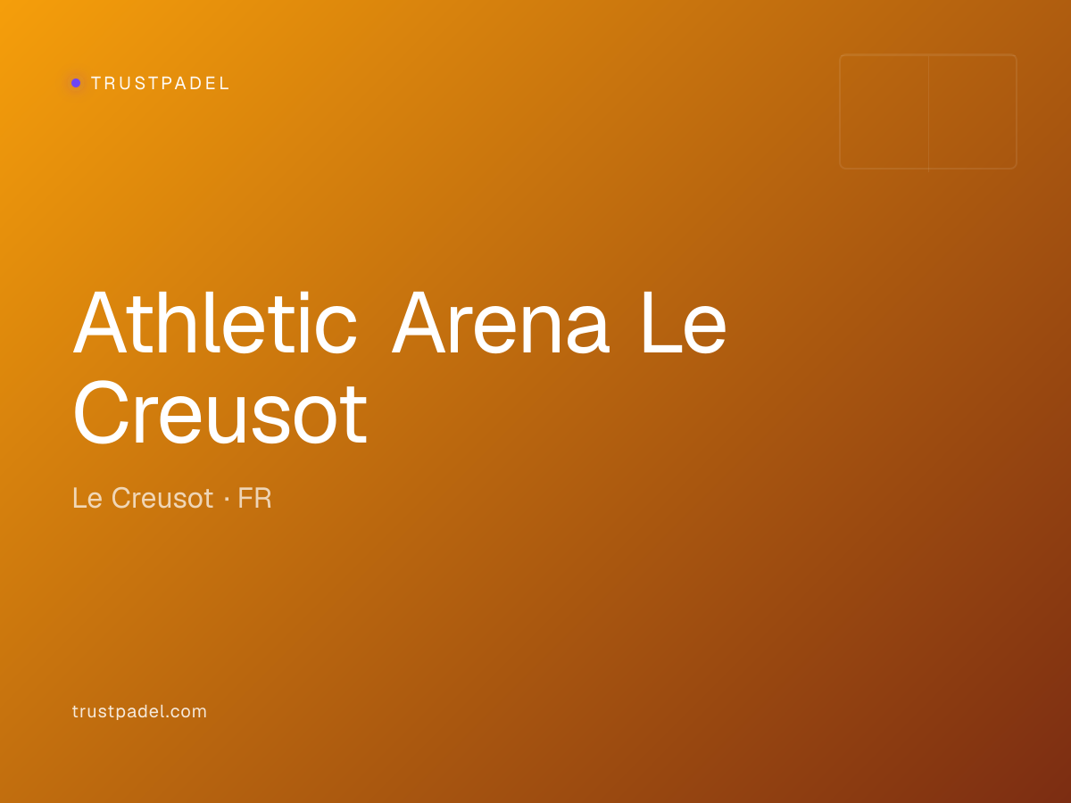 Athletic Arena Le Creusot padel club