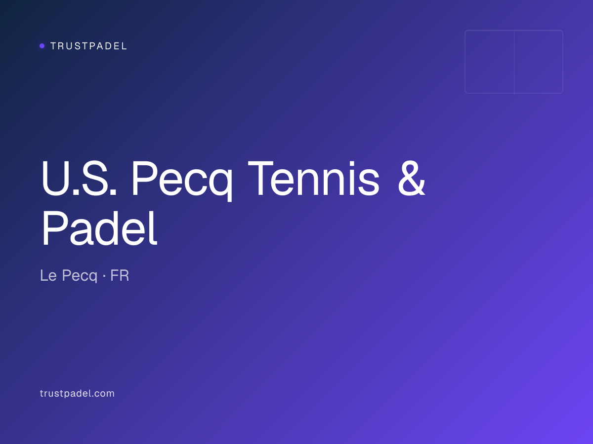 U.S. Pecq Tennis & Padel padel club