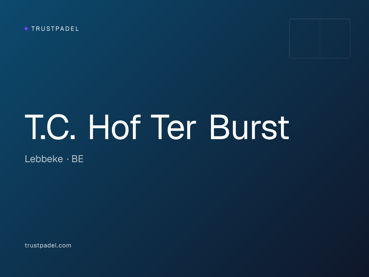 T.C. Hof Ter Burst padel club