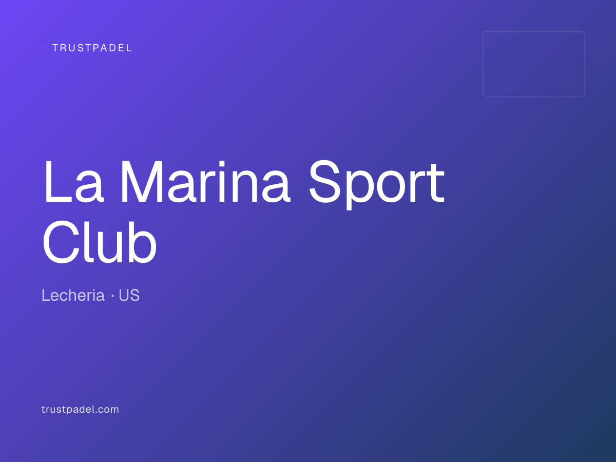 La Marina Sport Club padel club