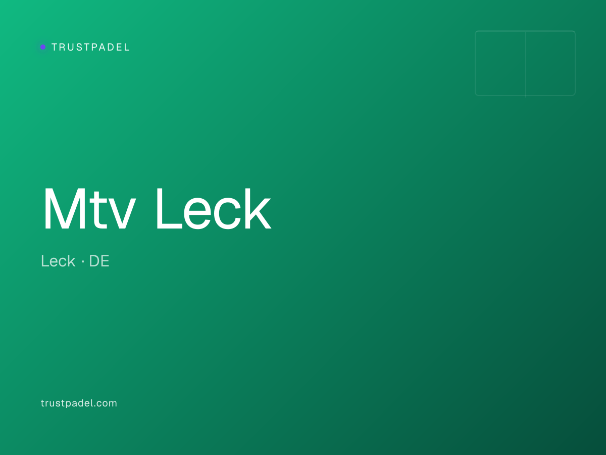 Mtv Leck padel club