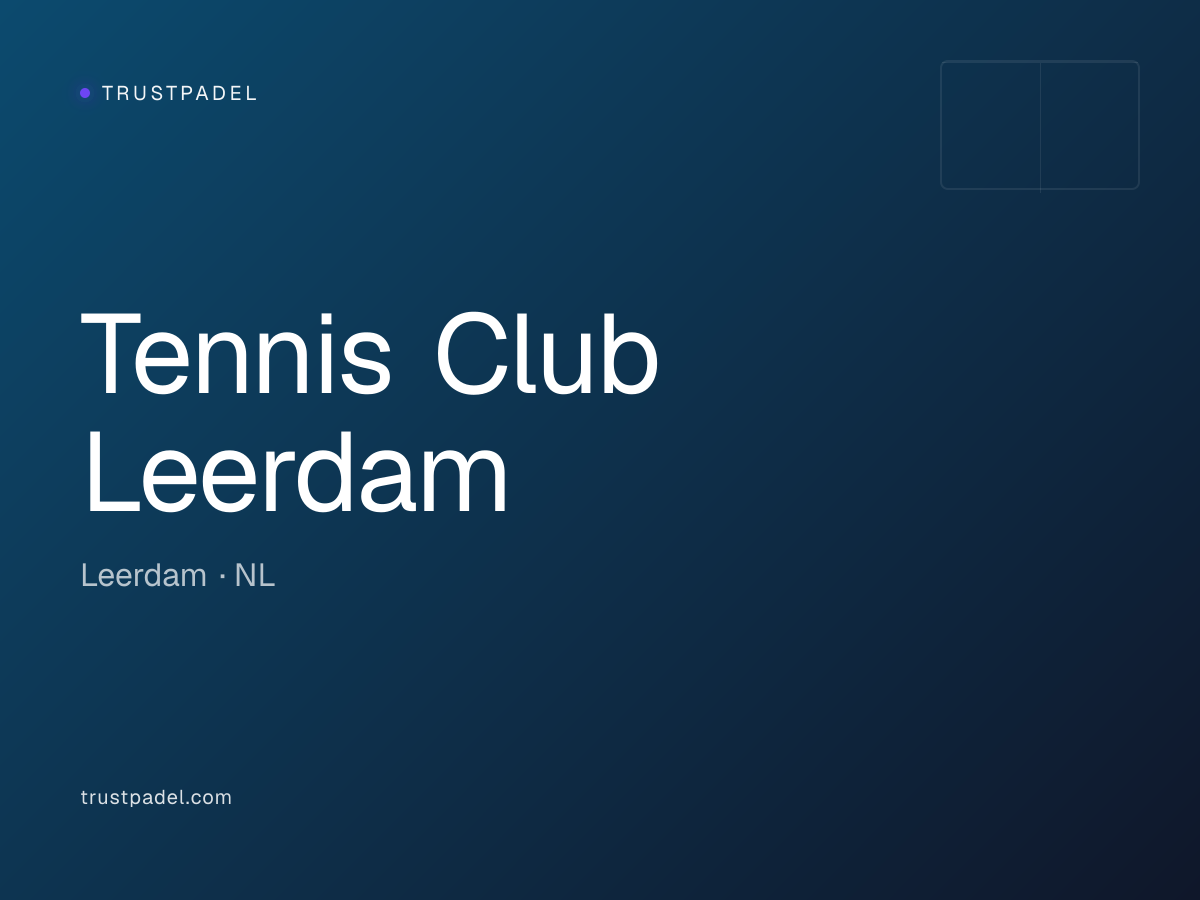 Tennis Club Leerdam padel club