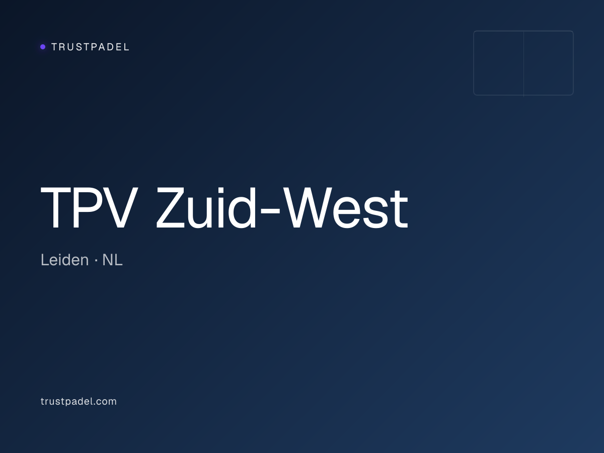 TPV Zuid-West padel club