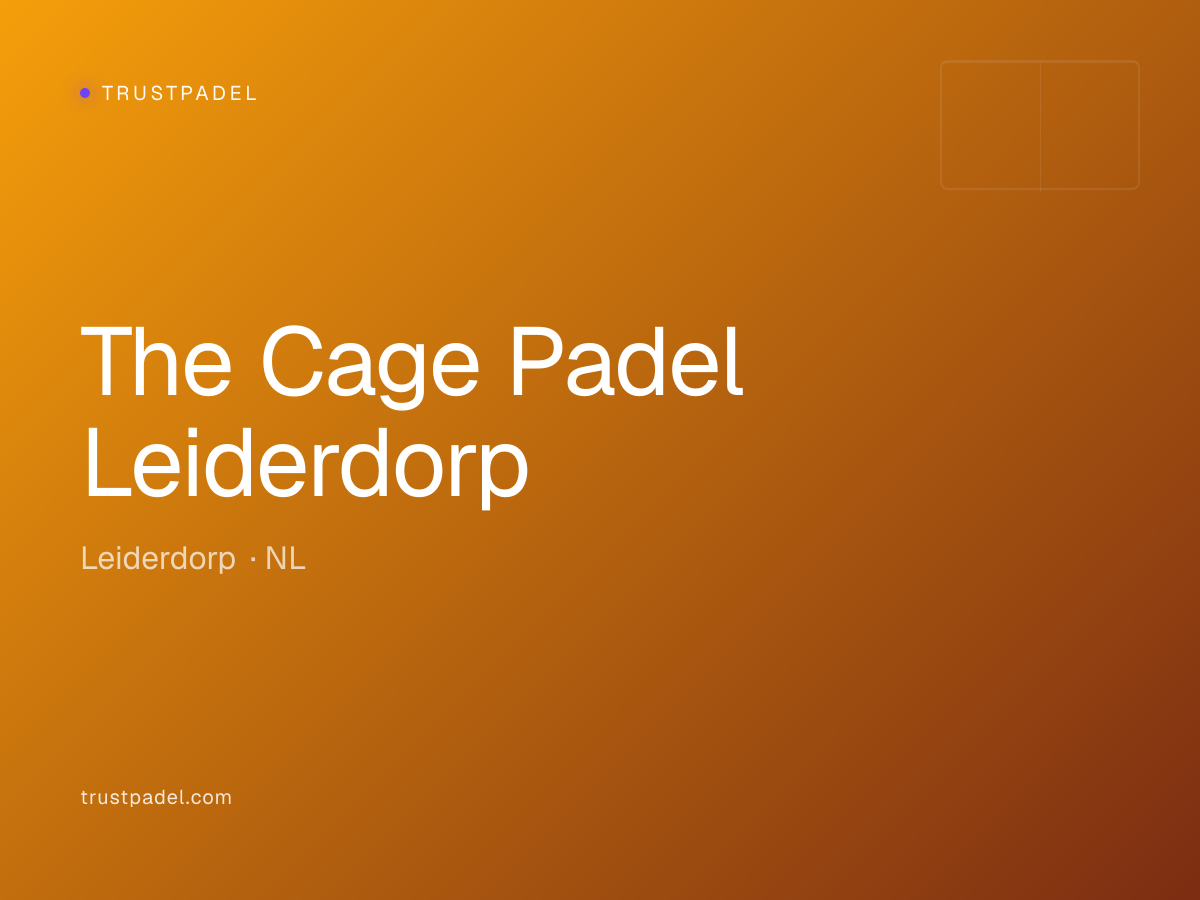 The Cage Padel Leiderdorp padel club