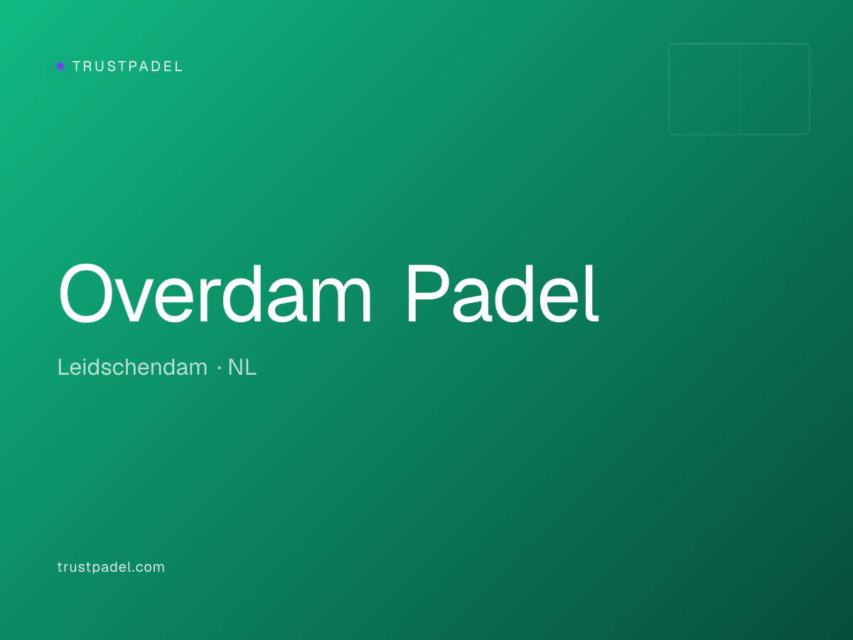 Overdam Padel padel club