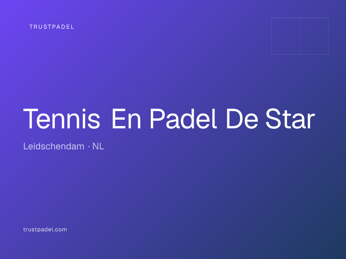 Tennis En Padel De Star padel club
