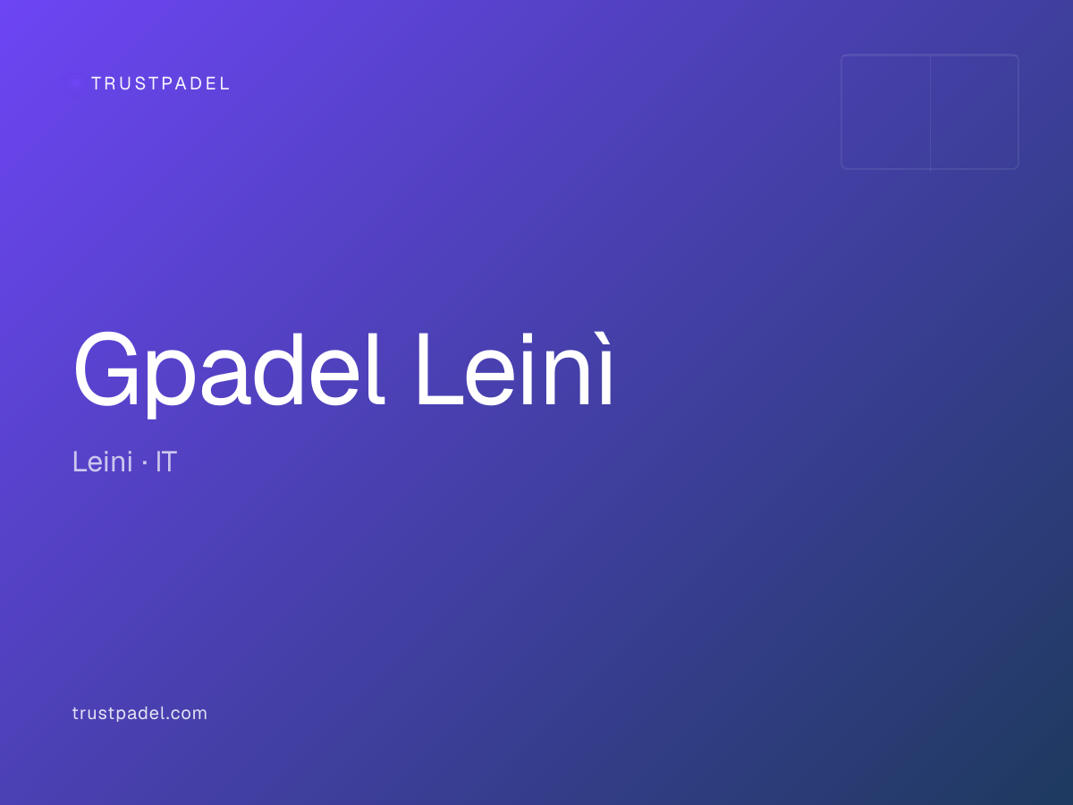 Gpadel Leinì padel club