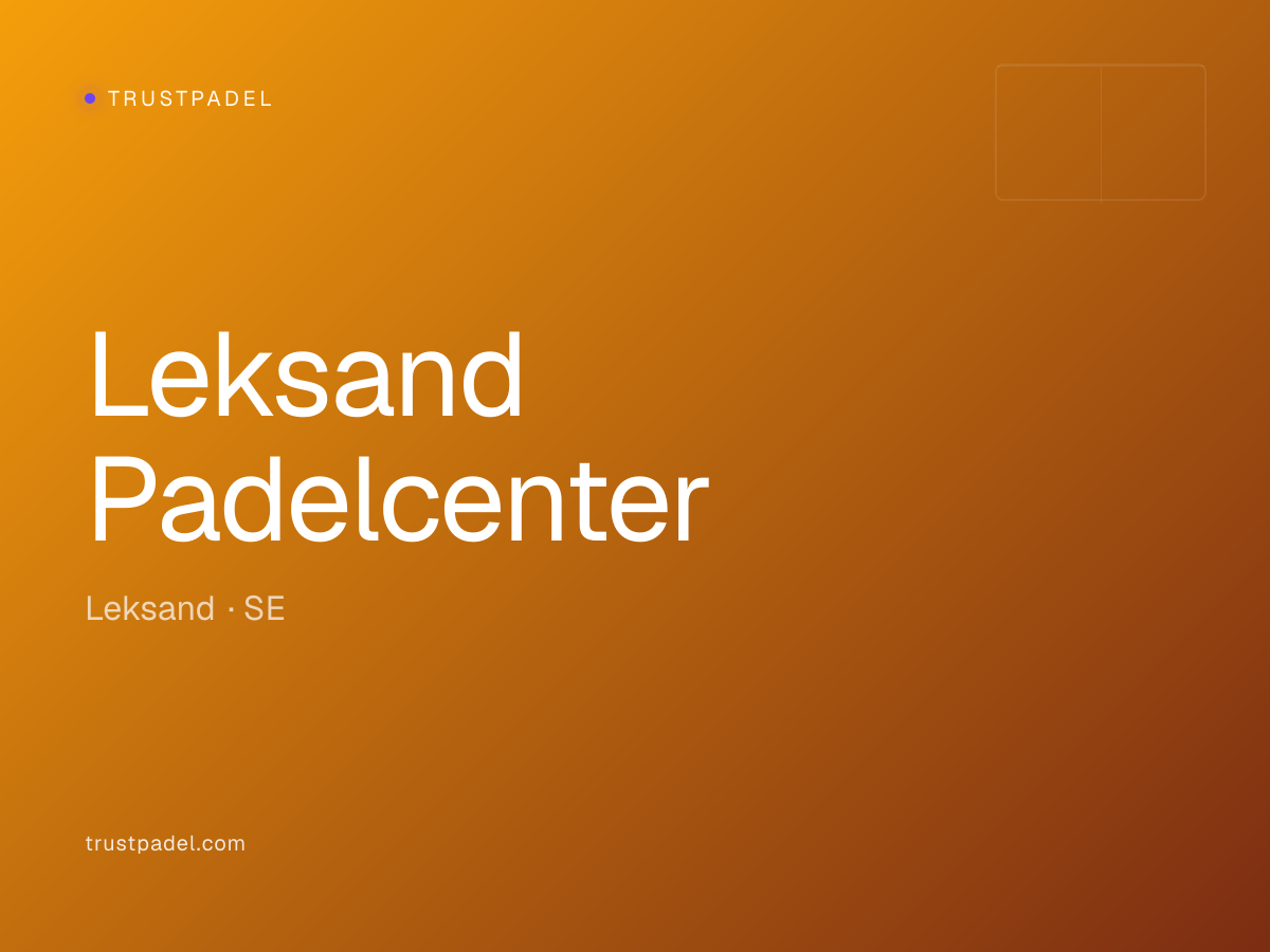 Leksand Padelcenter padel club