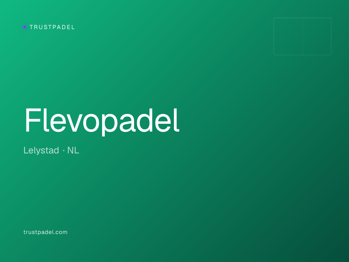 Flevopadel padel club