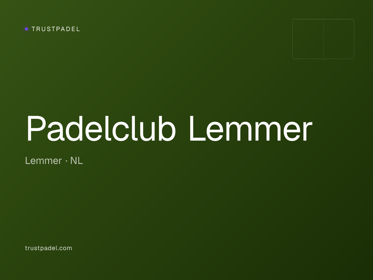 Padelclub Lemmer padel club