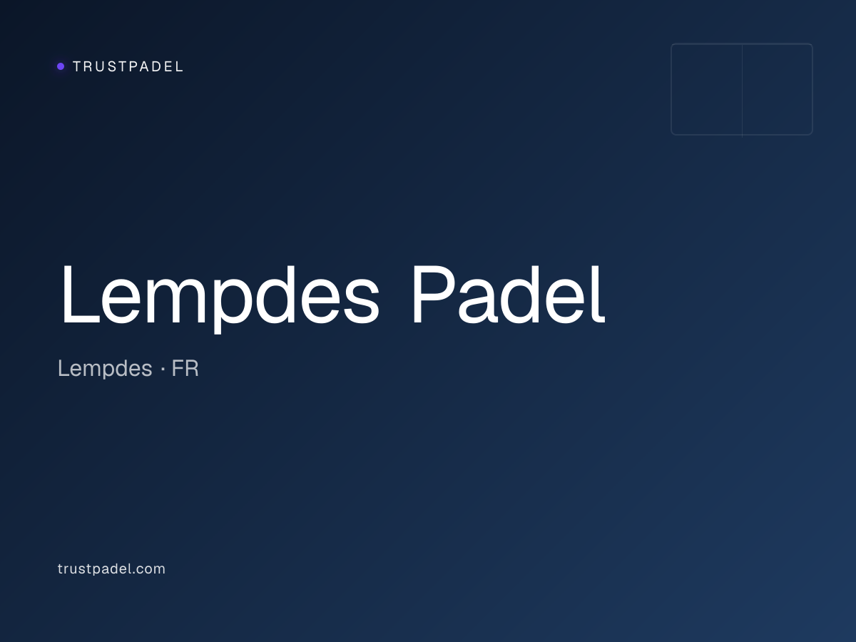 Lempdes Padel padel club