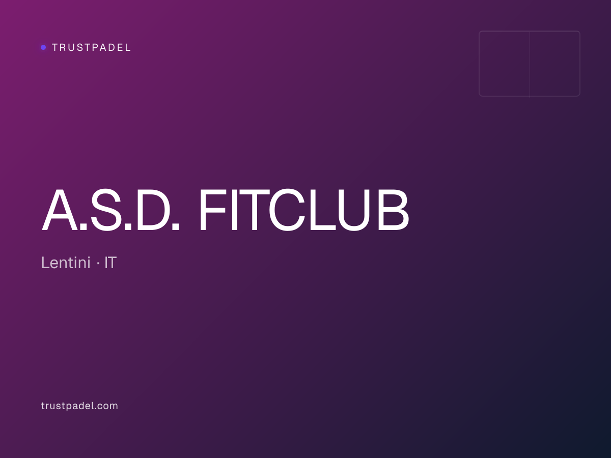 A.S.D. FITCLUB padel club