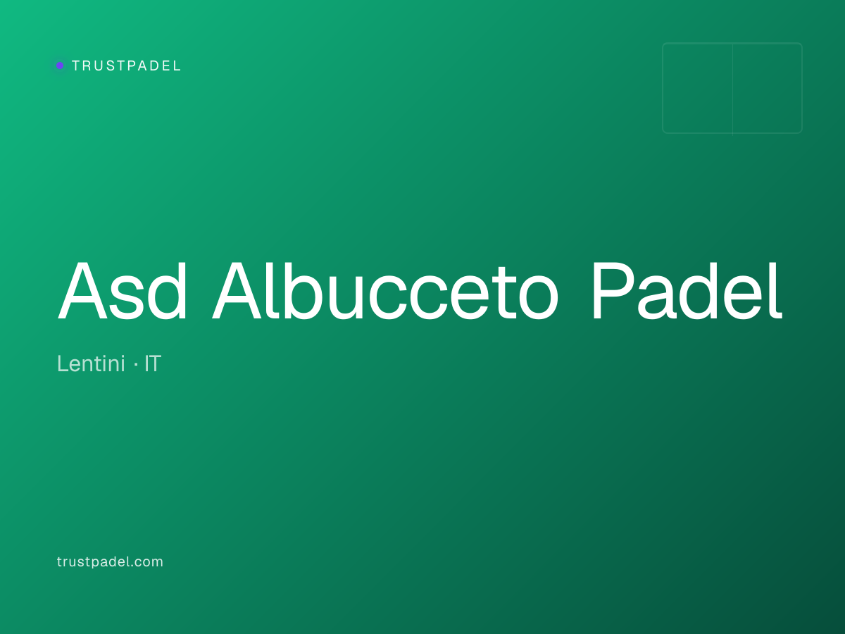 Asd Albucceto Padel padel club
