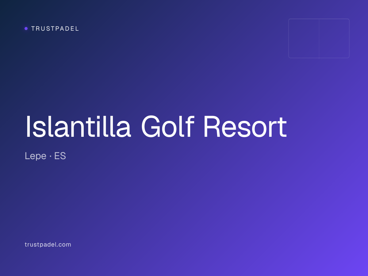 Islantilla Golf Resort padel club