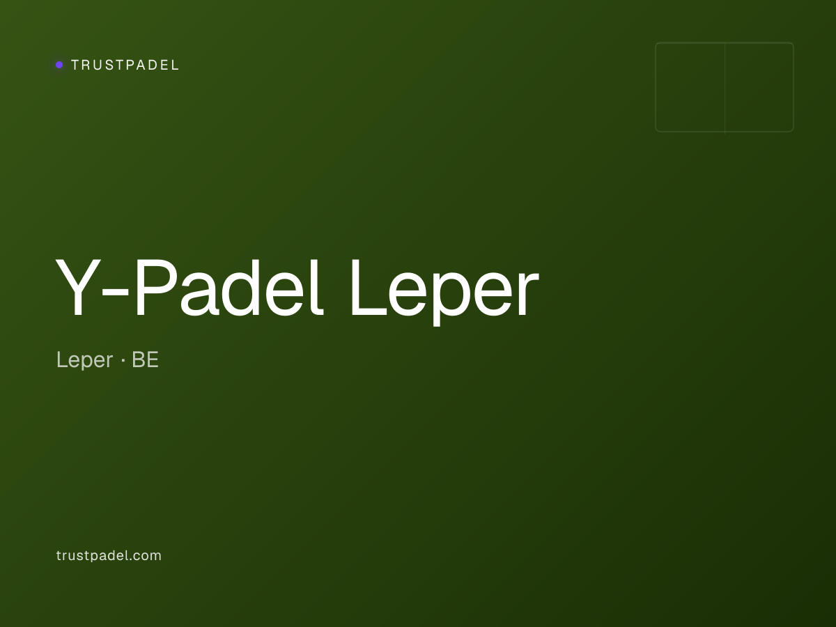 Y-Padel Leper padel club