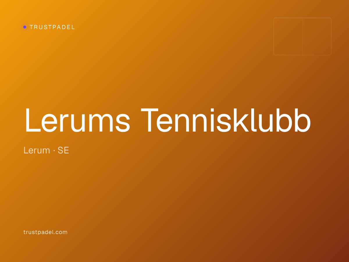 Lerums Tennisklubb padel club