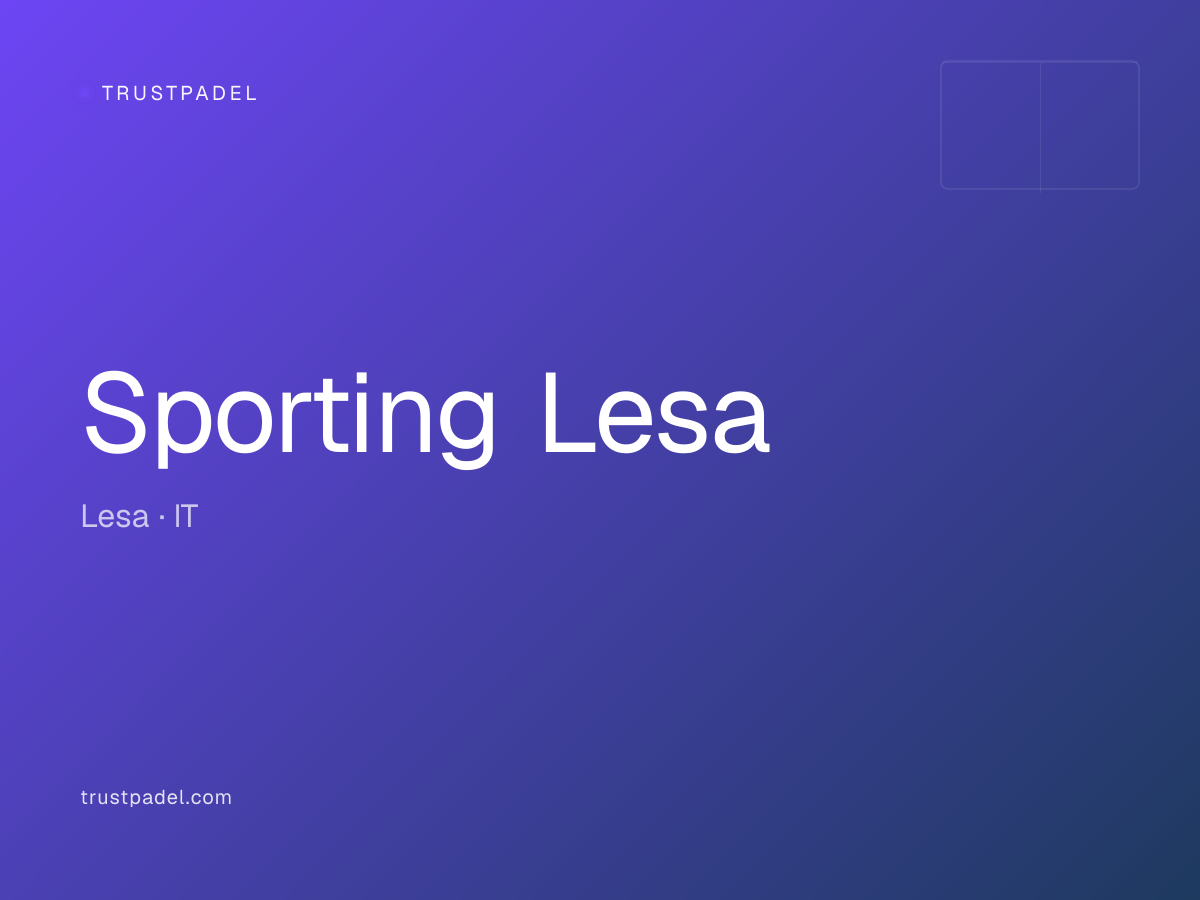 Sporting Lesa padel club