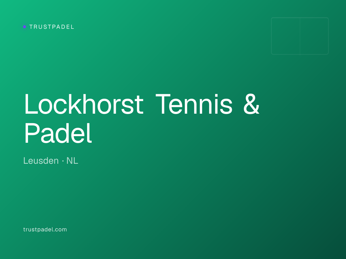 Lockhorst Tennis & Padel padel club