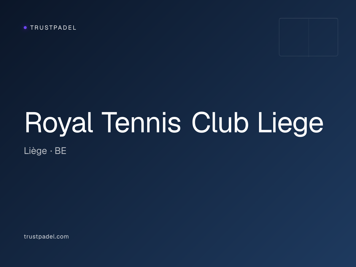 Royal Tennis Club Liege padel club