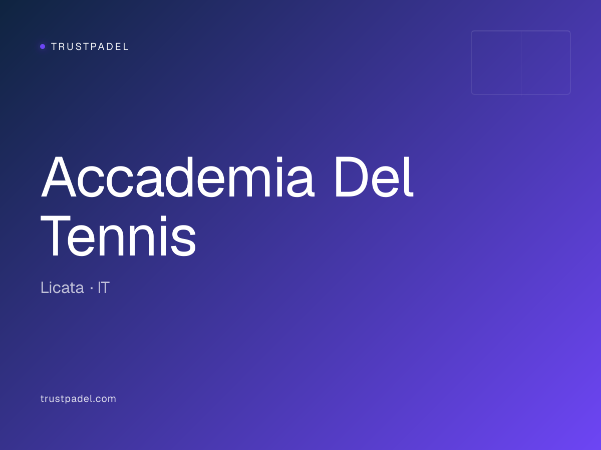 Accademia Del Tennis padel club