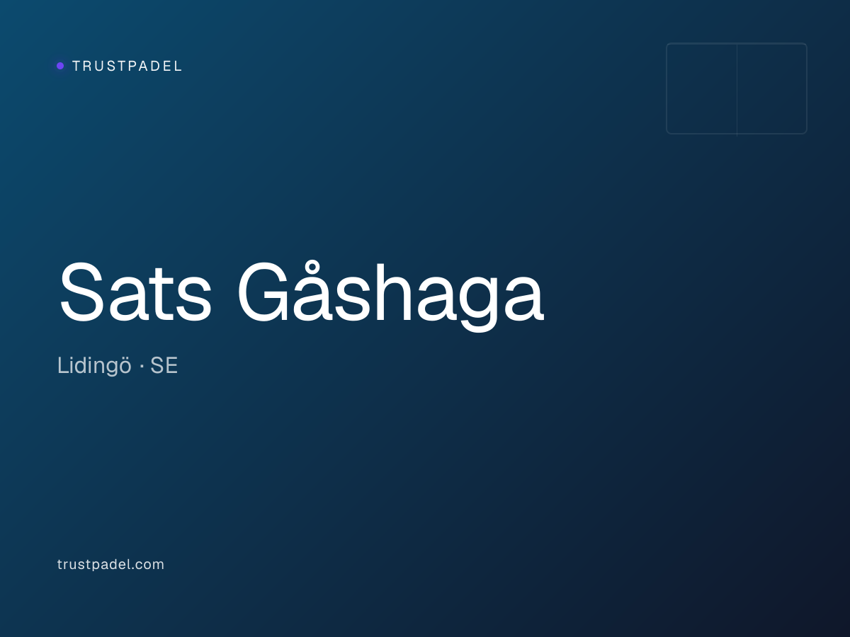 Sats Gåshaga padel club