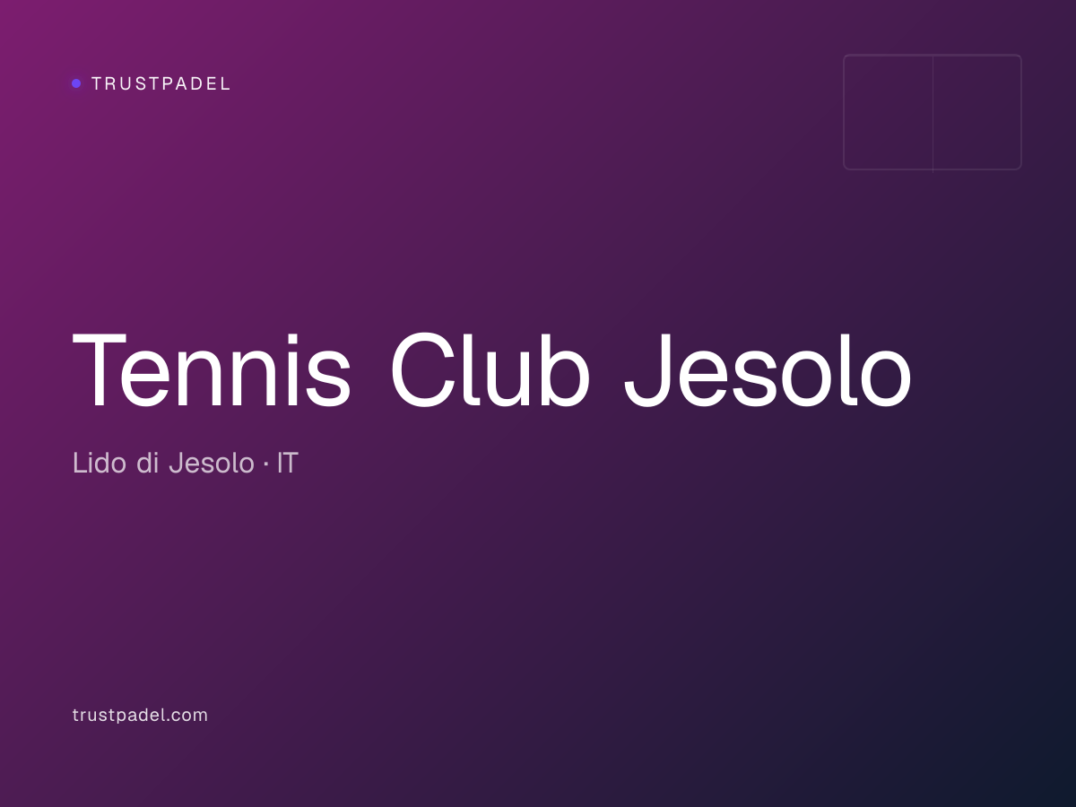 Tennis Club Jesolo padel club