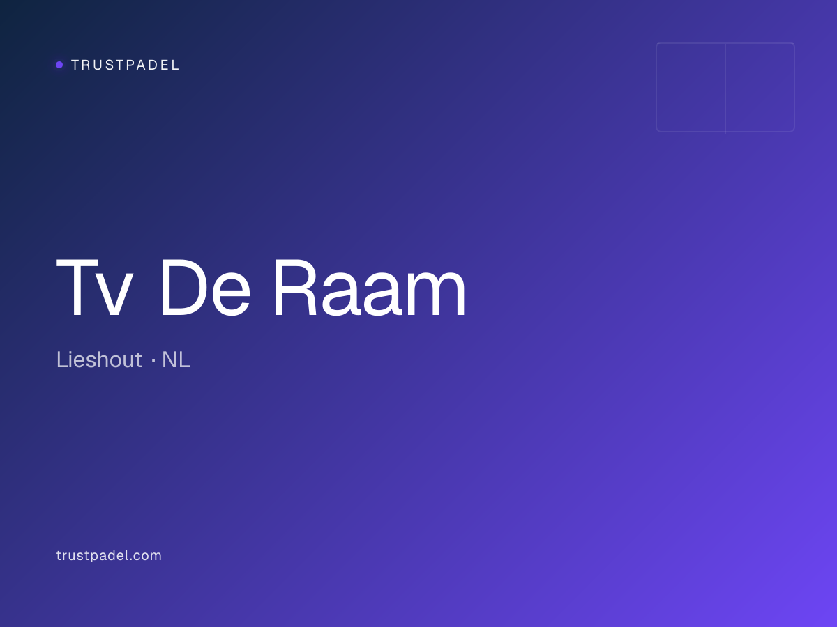 Tv De Raam padel club