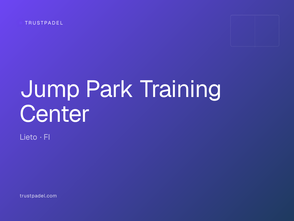 Jump Park Training Center padel club