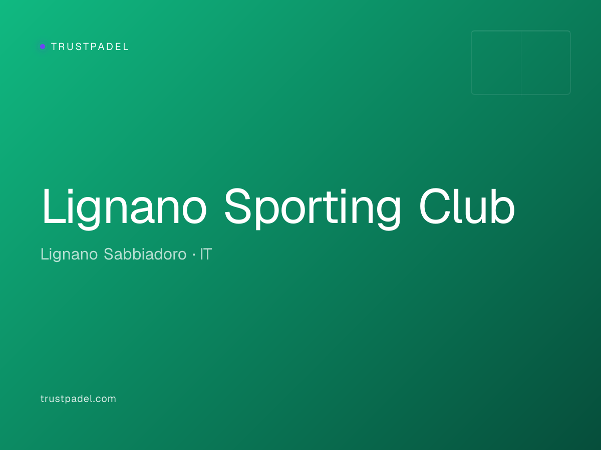 Lignano Sporting Club padel club