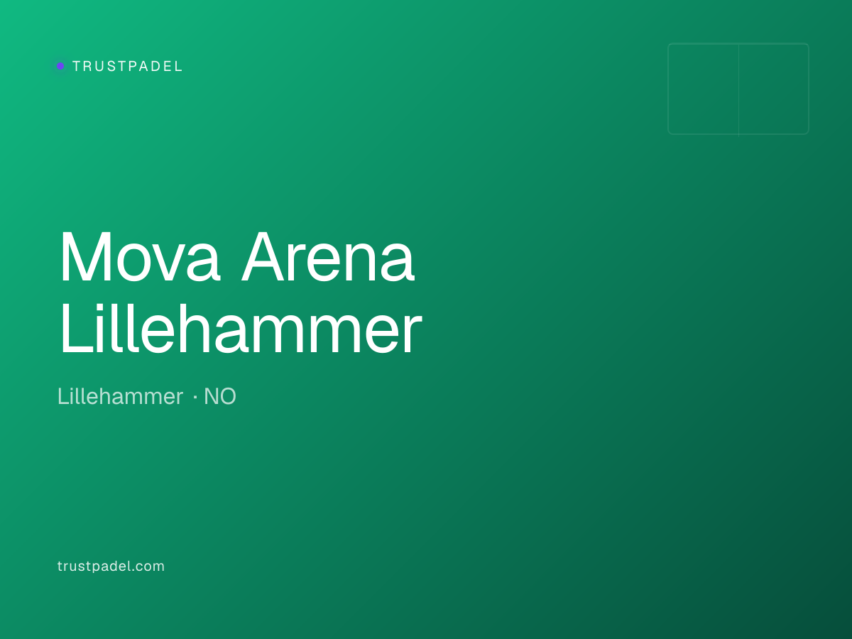 Mova Arena Lillehammer padel club