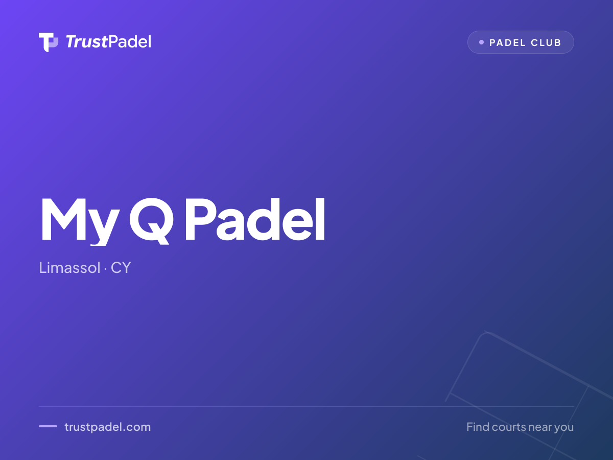 My Q Padel padel club